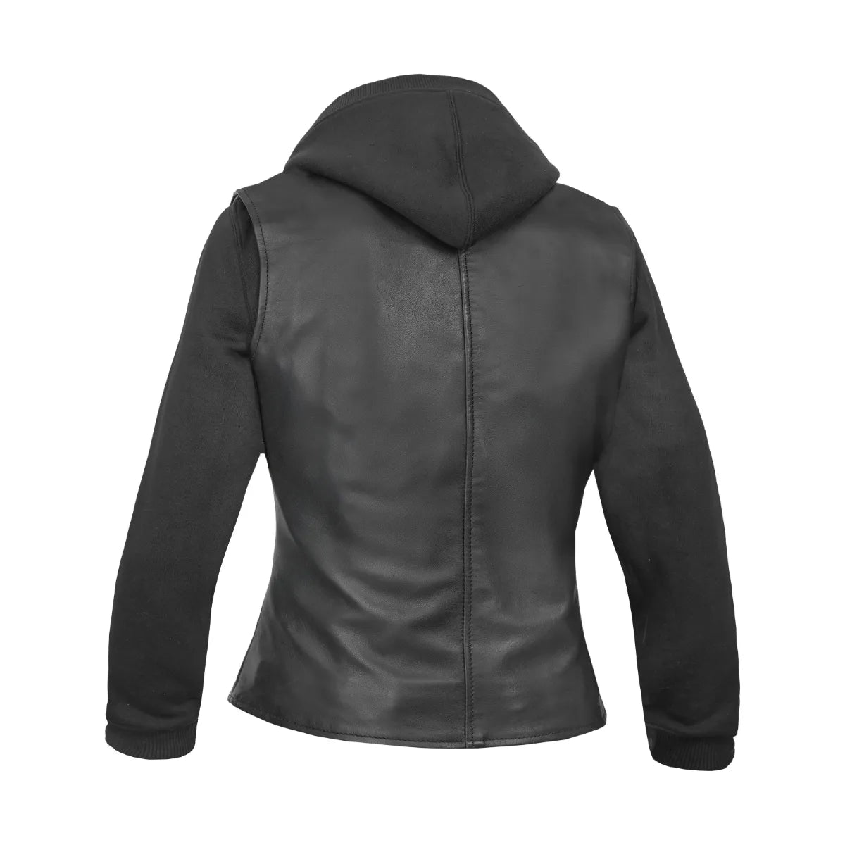 Lustré Noir Women's Leather Motorcycle Jacket