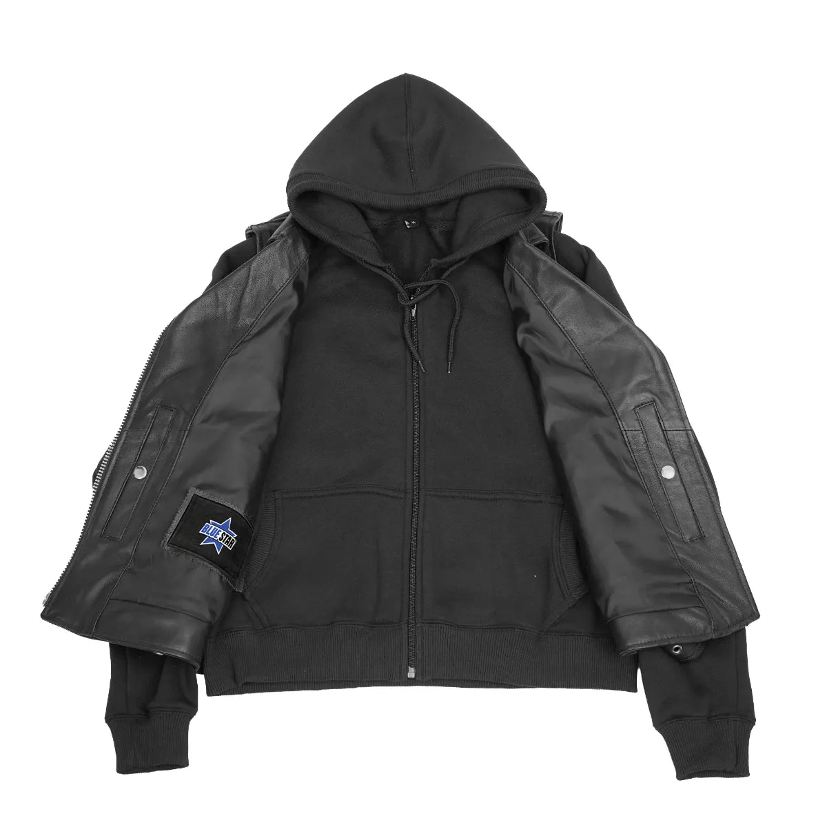 Lustré Noir Women's Leather Motorcycle Jacket