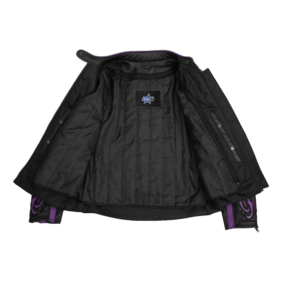 LunaShift Women’s Leather Motorcycle Jacket