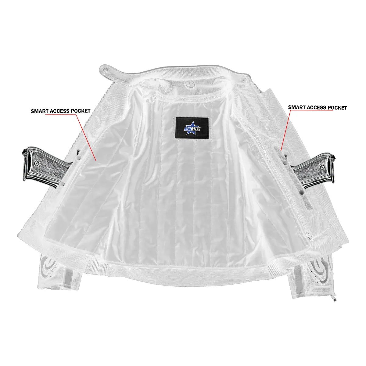 LunaShift Women’s Leather Motorcycle Jacket