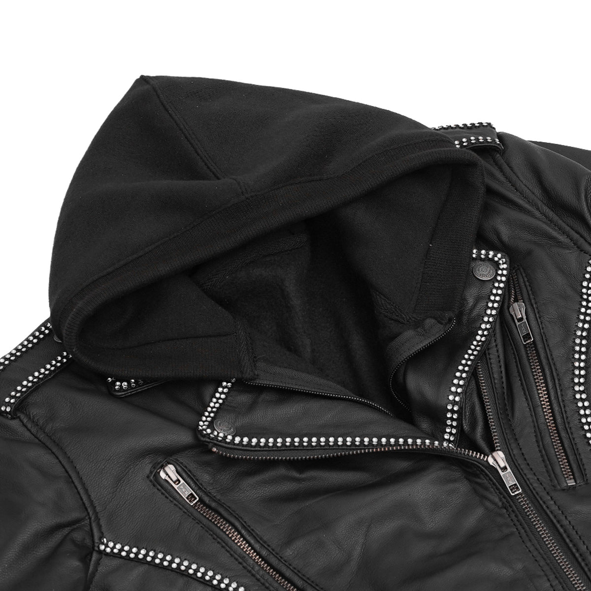 BSM5033 Celeste Women’s Motorcycle Leather Jacket