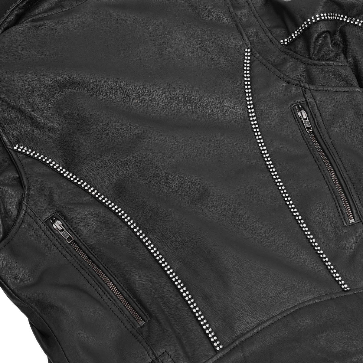 BSM5033 Celeste Women’s Motorcycle Leather Jacket