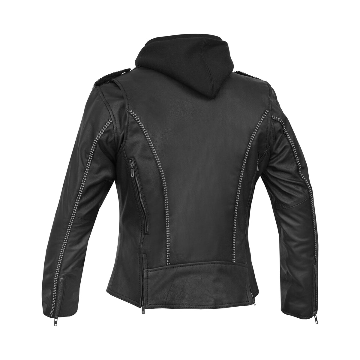 BSM5033 Celeste Women’s Motorcycle Leather Jacket