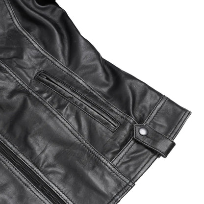 Marsha Women’s Leather Motorcycle Jacket