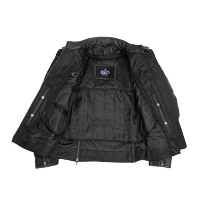 Camille Women's Leather Motorcycle Jacket