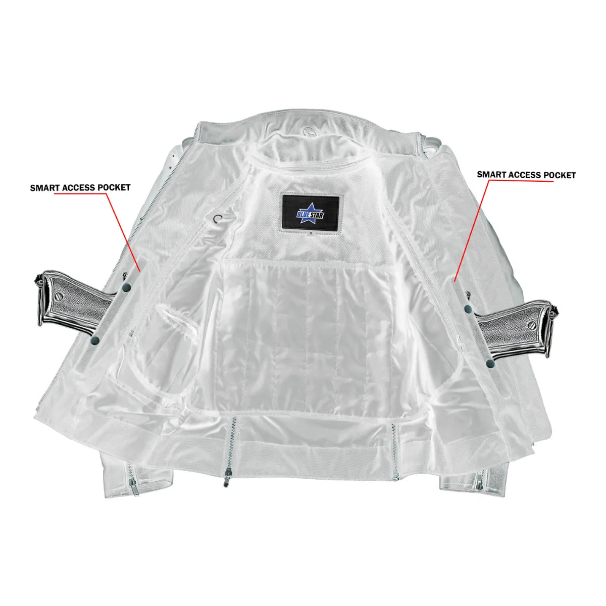 Camille Women's Leather Motorcycle Jacket
