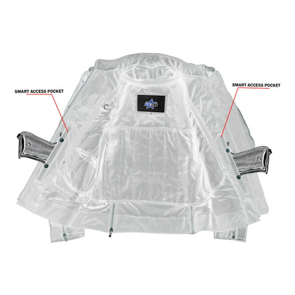 Camille Women's Leather Motorcycle Jacket