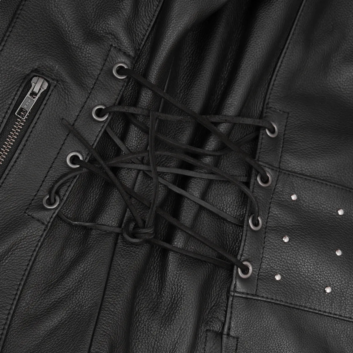 Camille Women's Leather Motorcycle Jacket