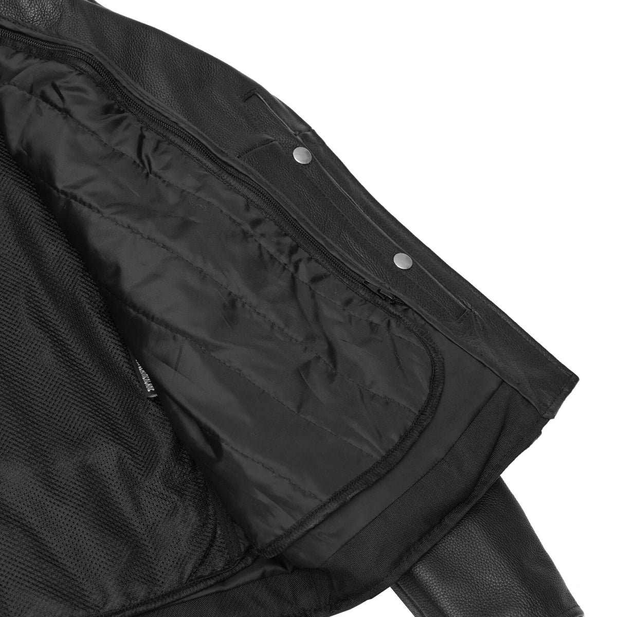 BSM2124 Women's Classic Side Lace Police Style M/C Jacket