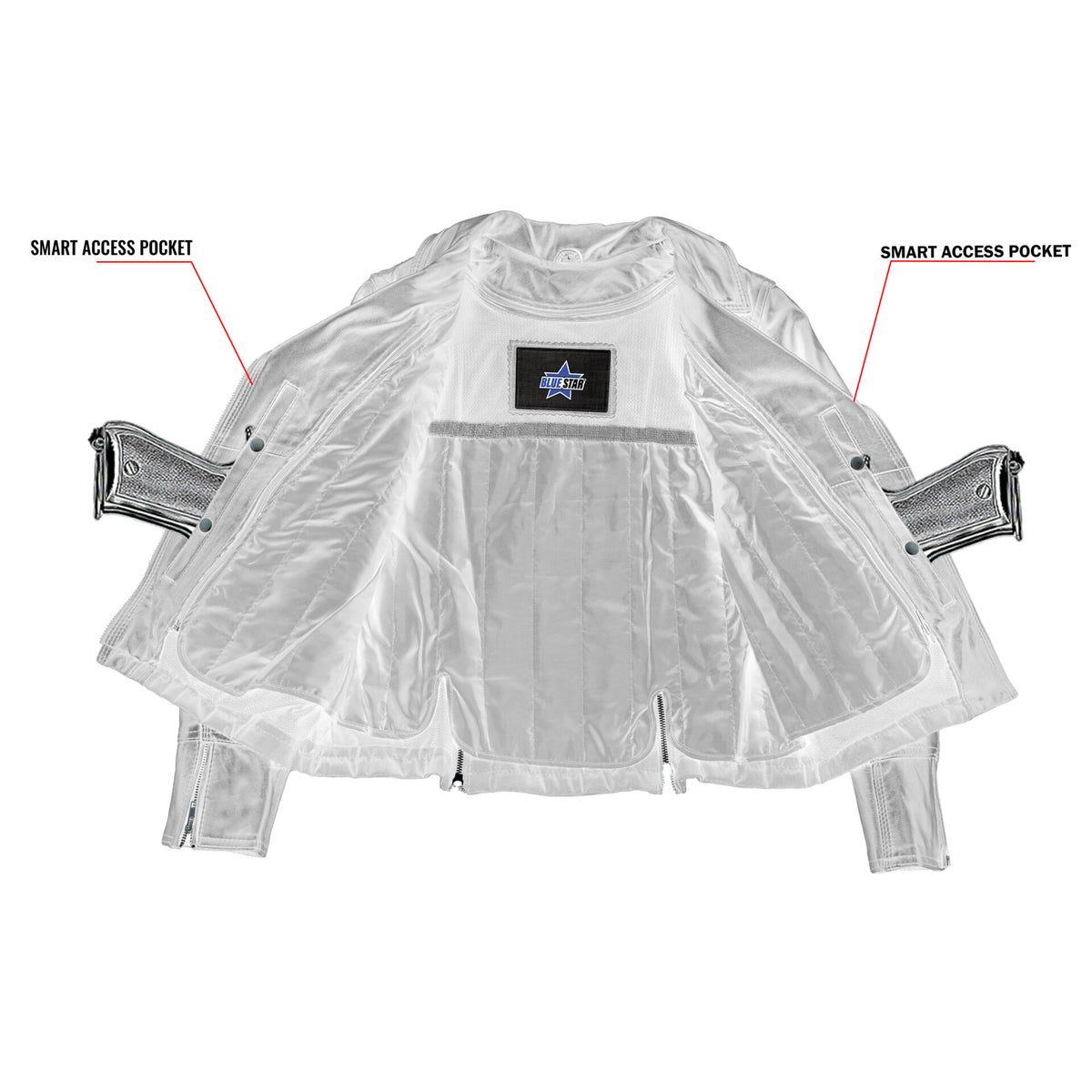 BSM2100 Women's Updated Lightweight Stylish M/C Jacket