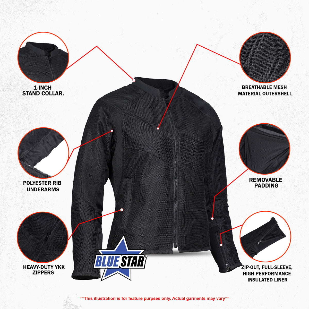 BSM2103 Women's Sporty Mesh Jacket