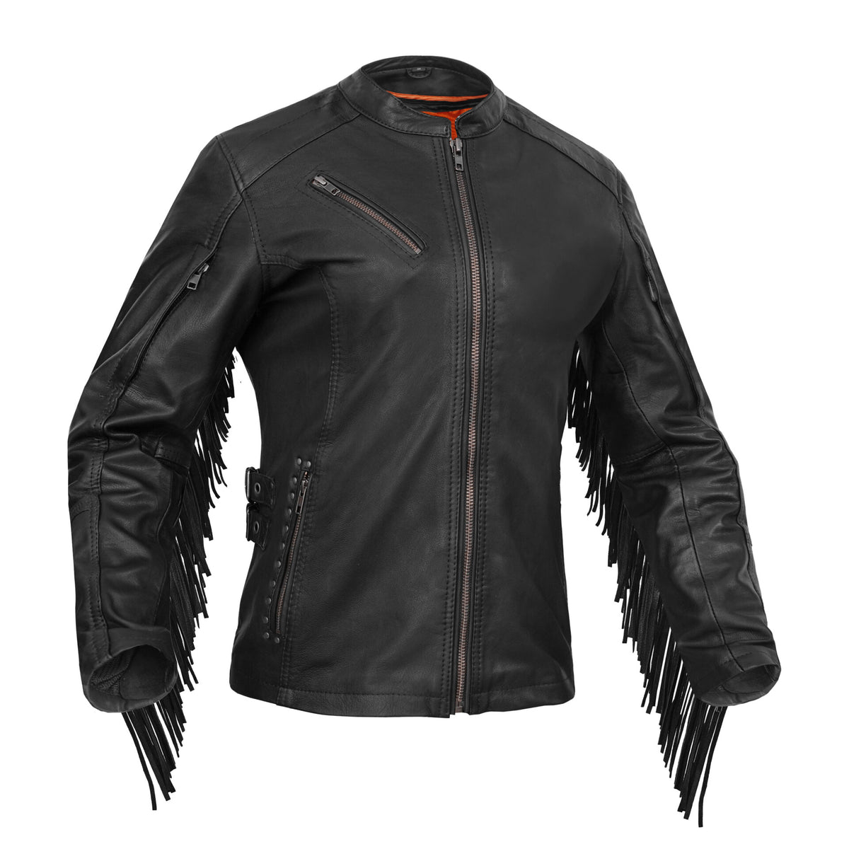 BSM2107 Women's Stylish Jacket with Fringe
