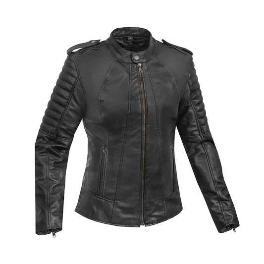 BSM2110 Women's Updated Biker Style Jacket