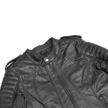 BSM2110 Women's Updated Biker Style Jacket