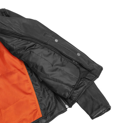 BSM2109 Women's Modern Longer Beltless Biker Jacket