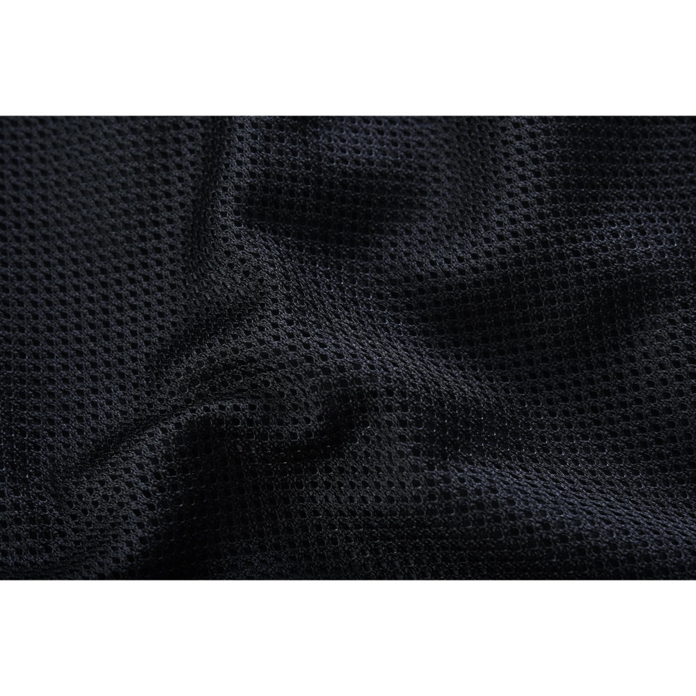 BSM4602 Mesh Rave Men’s Black Mesh Textile Vest with Black Paisley Liner