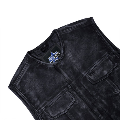 BSM4613-Dune Rider – Blaze Men's Canvas Vest