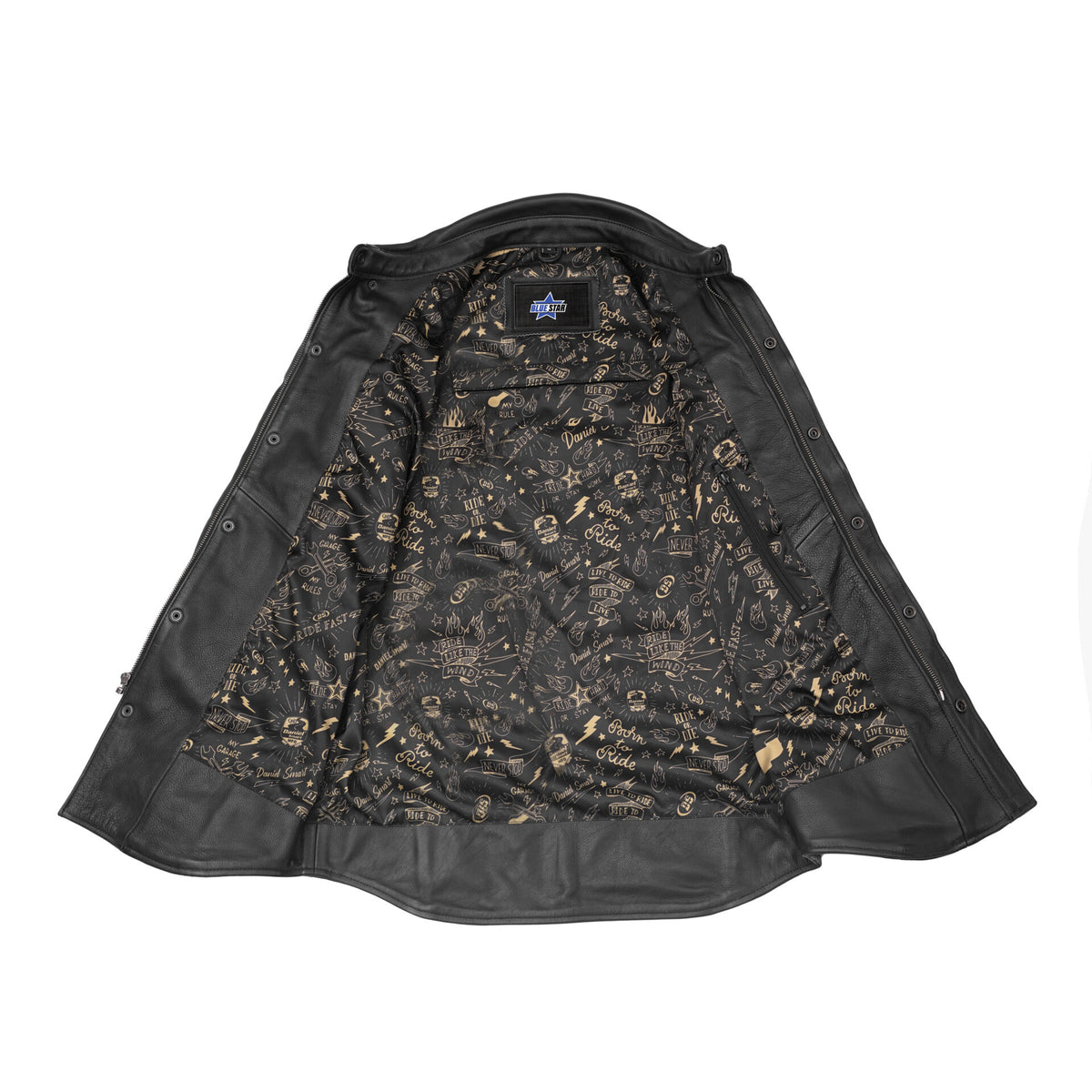 BSM4695 Road Sovereign - Leather Motorcycle Shirt
