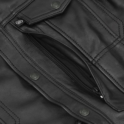 BSM4695 Road Sovereign - Leather Motorcycle Shirt