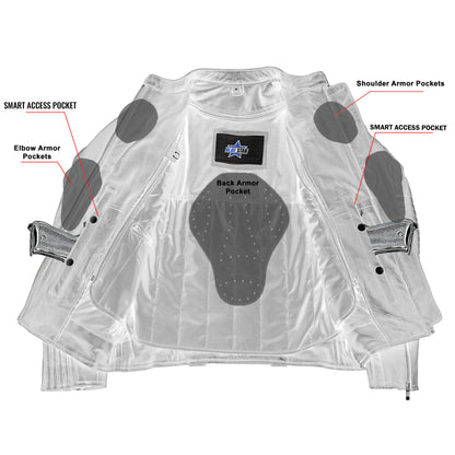 BSM5011 Furyforge Pro - Women’s Motorcycle Leather Jacket