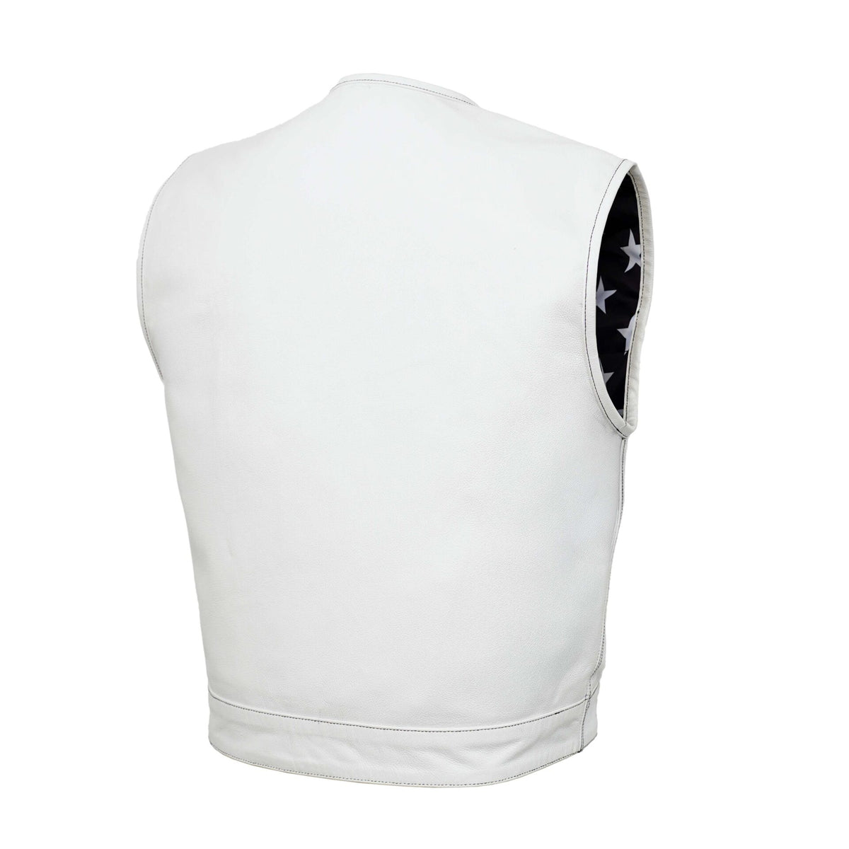 BSM4625 Glory Ride - Men’s Motorcycle Leather Vest