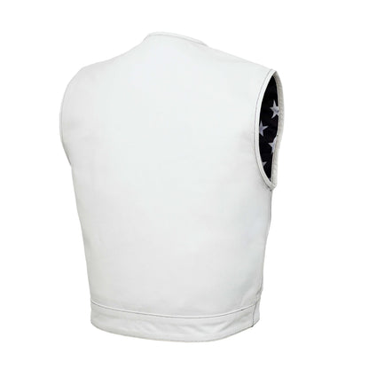 BSM4625 Glory Ride - Men’s Motorcycle Leather Vest