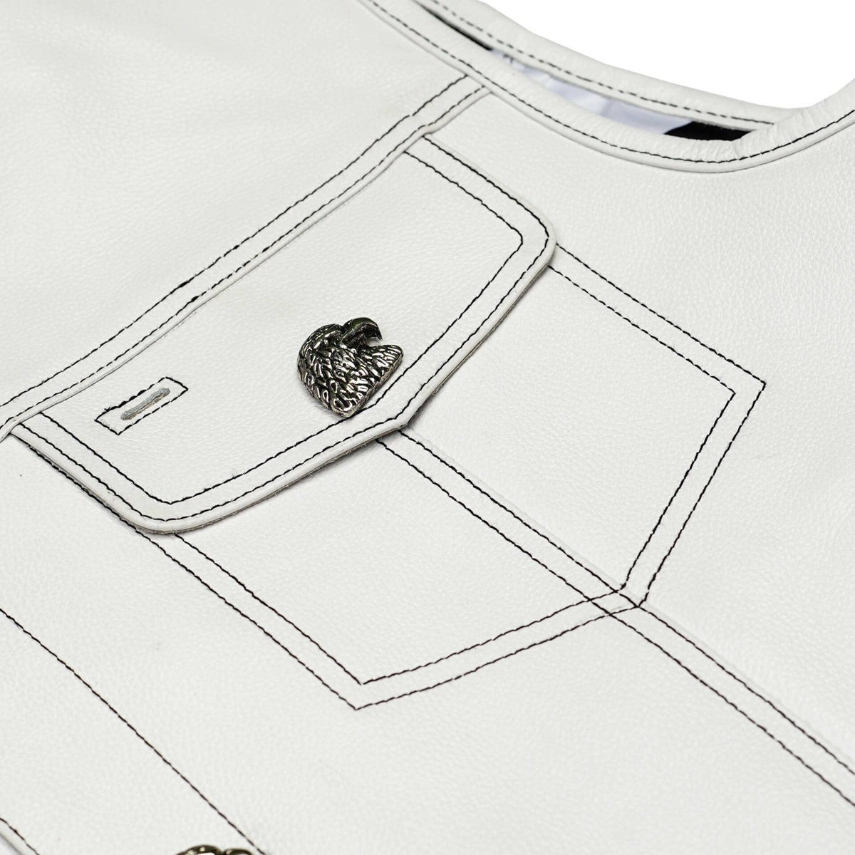BSM4625 Glory Ride - Men’s Motorcycle Leather Vest