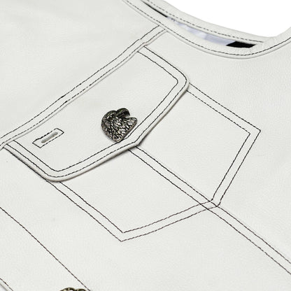 BSM4625 Glory Ride - Men’s Motorcycle Leather Vest