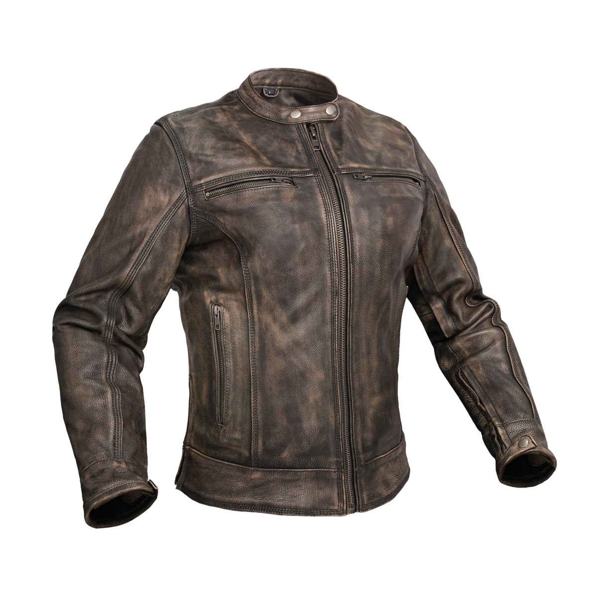 BSM5012 ASHBORNE - Women’s Leather Motorcycle Jacket