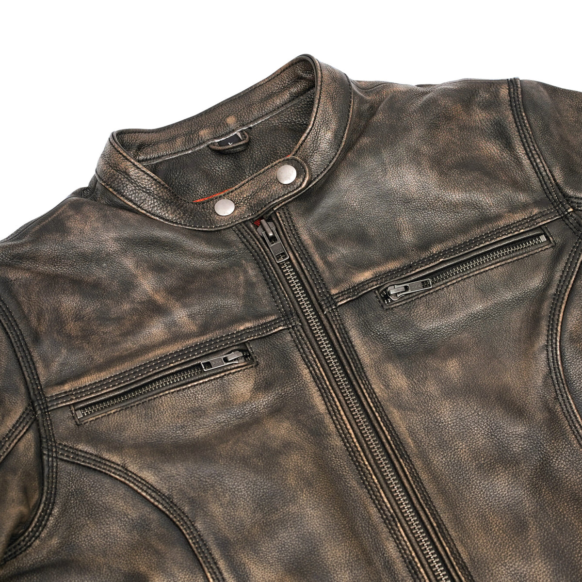 BSM5012 ASHBORNE - Women’s Leather Motorcycle Jacket