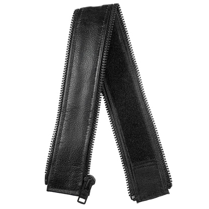 Men's Black Universal Vest Expander Panel with Black Oxides Zip