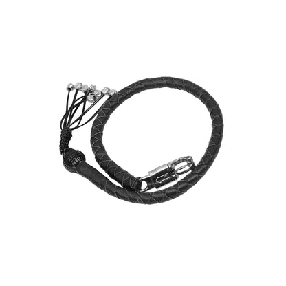 BSM00GBW213 MOTORCYCLE GET-BACK WHIP – BLACK