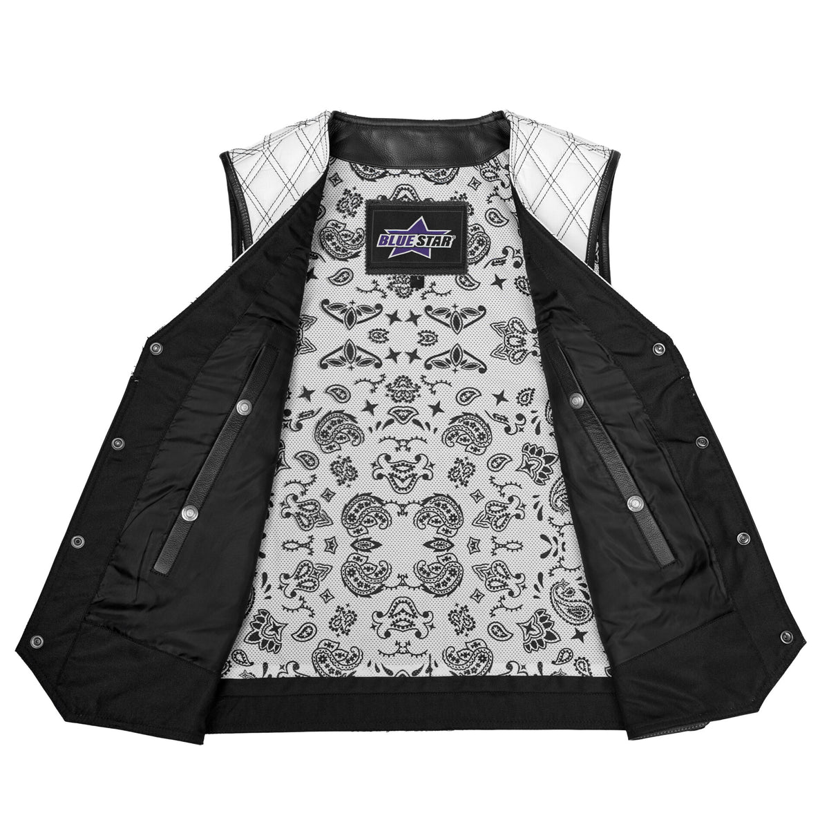 BSM5015 Splitline Men's Leather Vest
