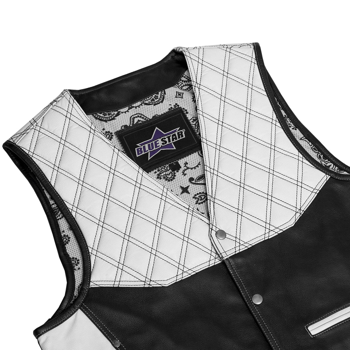 BSM5015 Splitline Men's Leather Vest