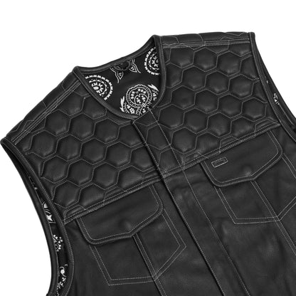 BSM5042 Draven Men’s Leather Vest