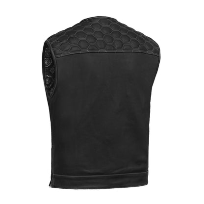 BSM5042 Draven Men’s Leather Vest