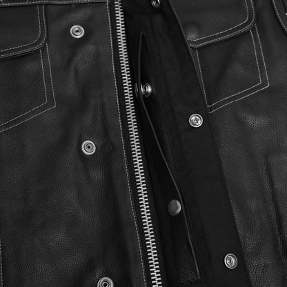 BSM5042 Draven Men’s Leather Vest