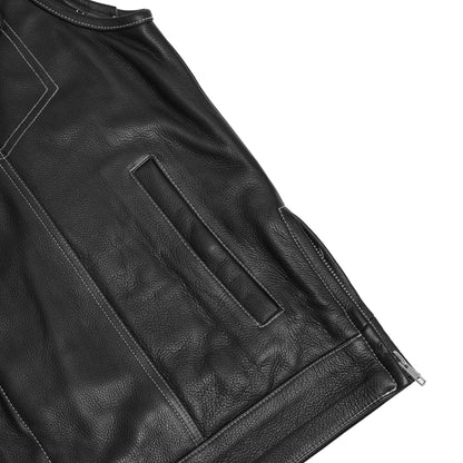 BSM5042 Draven Men’s Leather Vest