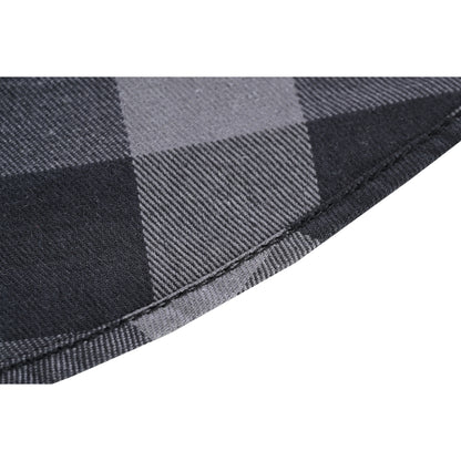 BSM4590 Men’s Gray Black Sleeveless Flannel