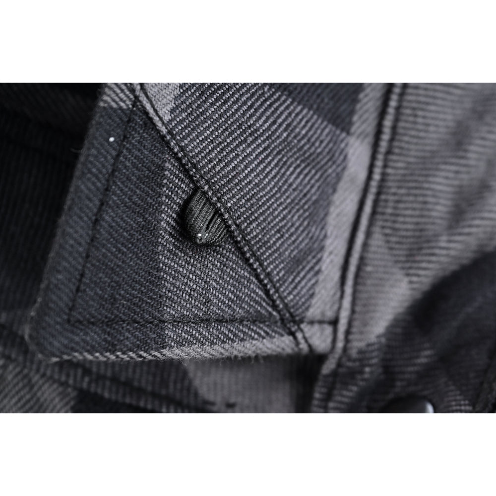 BSM4590 Men’s Gray Black Sleeveless Flannel