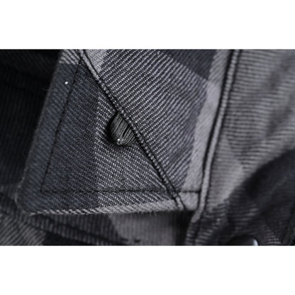 BSM4590 Men’s Gray Black Sleeveless Flannel
