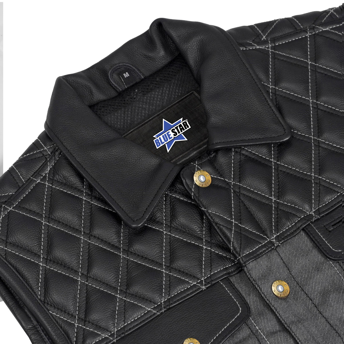 BSM4652 Dark Venture Men’s Leather Vest