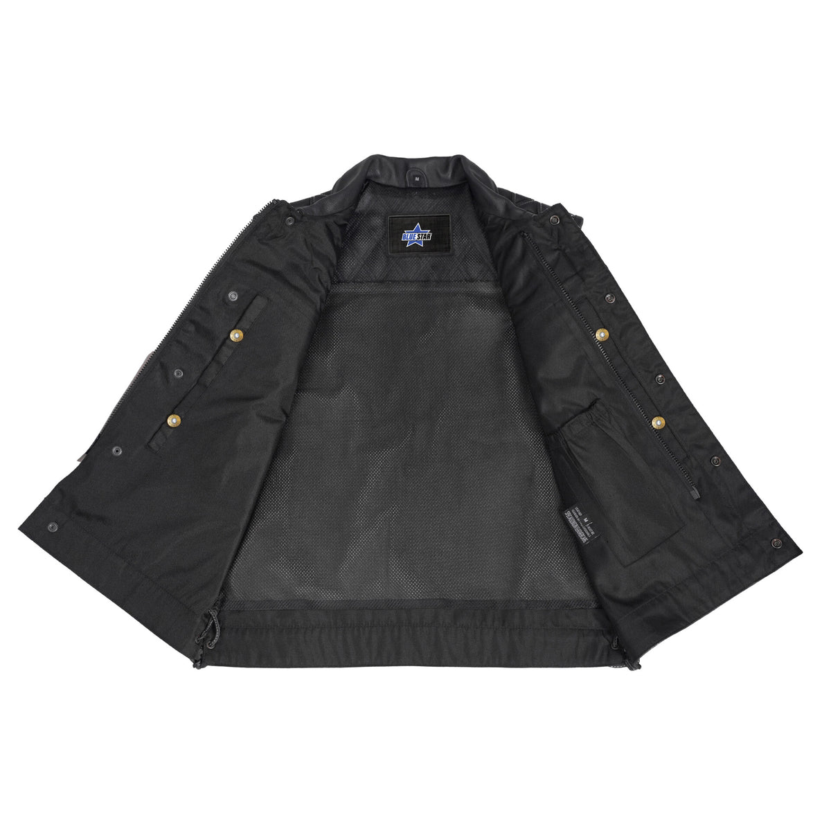 BSM4652 Dark Venture Men’s Leather Vest