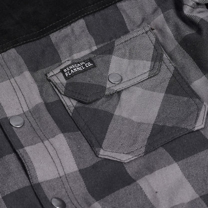 BSM4622 Grindstone Grey Men’s Flannel Shirt