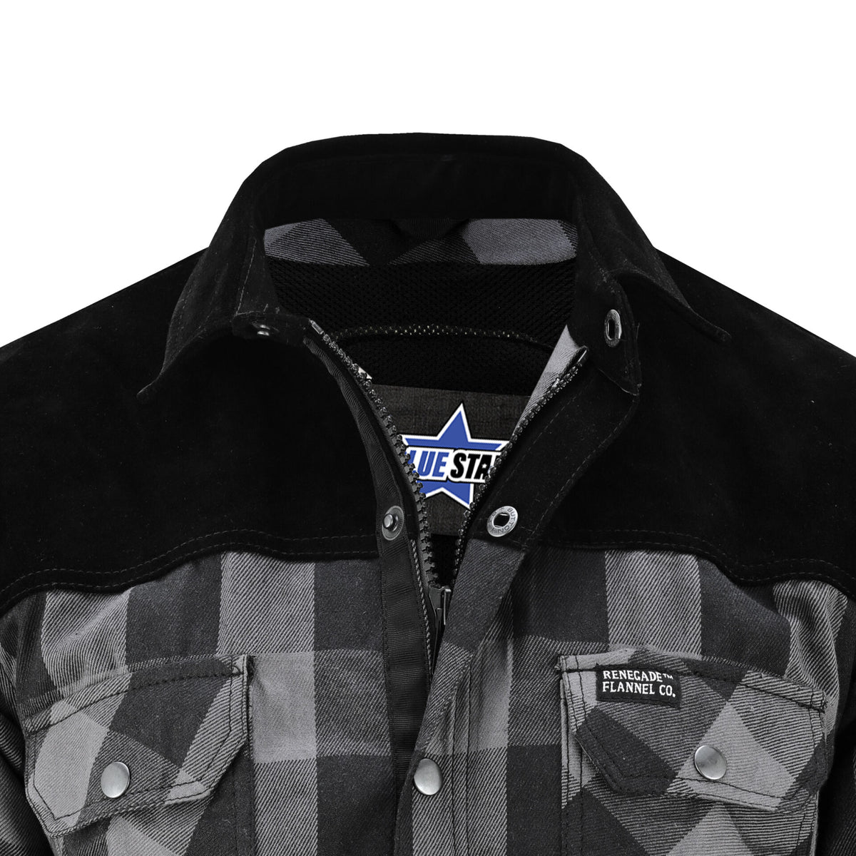 BSM4622 Grindstone Grey Men’s Flannel Shirt