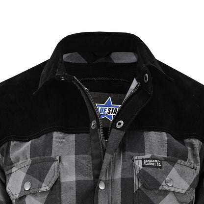 BSM4622 Grindstone Grey Men’s Flannel Shirt