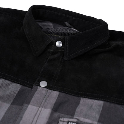 BSM4622 Grindstone Grey Men’s Flannel Shirt