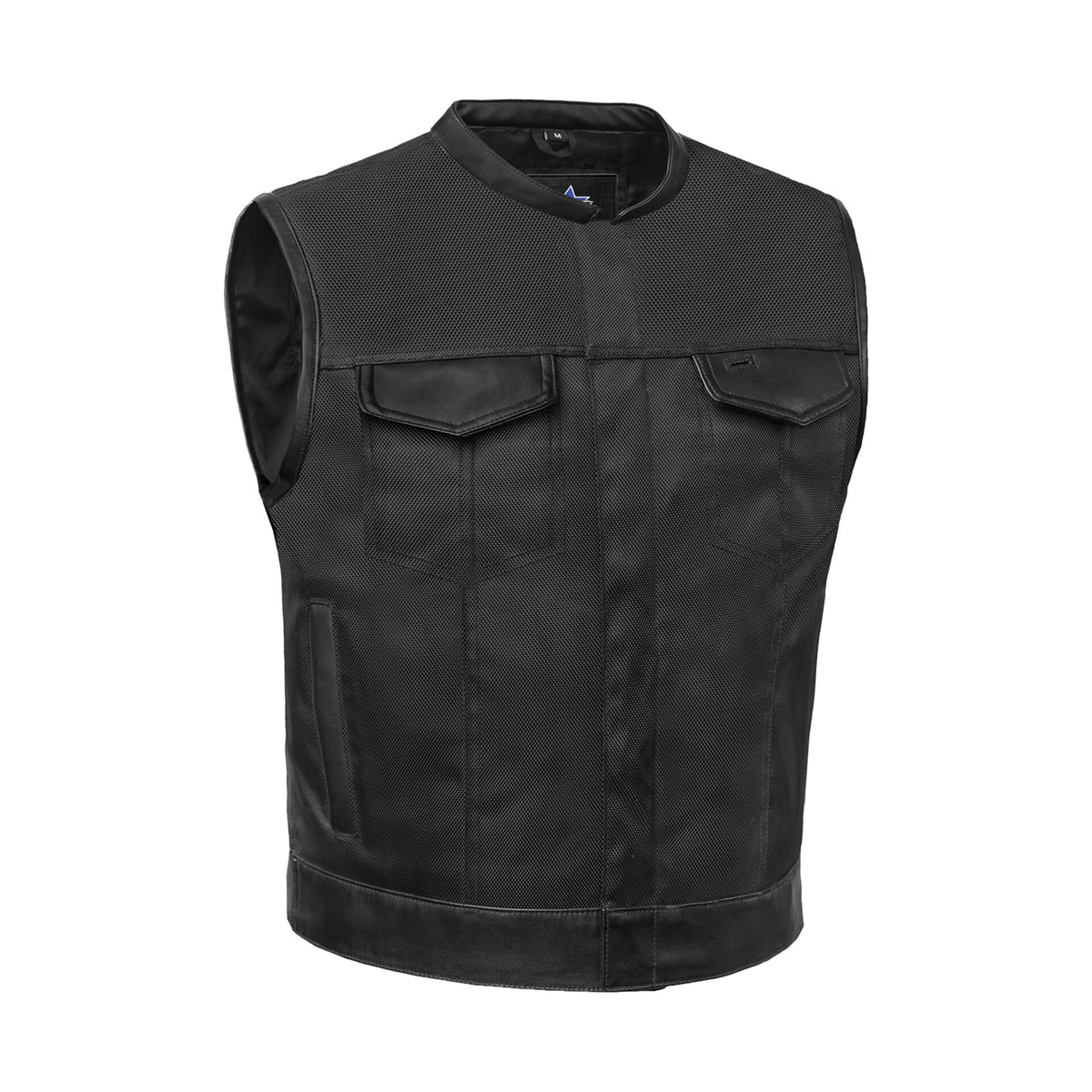 BSM5043 Grimedge Leather Motorcycle Vest
