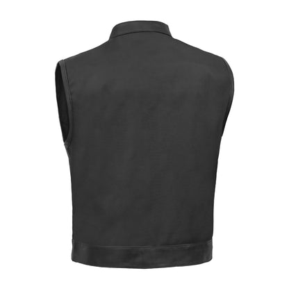 BSM5043 Grimedge Leather Motorcycle Vest