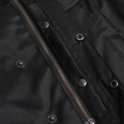 BSM5043 Grimedge Leather Motorcycle Vest